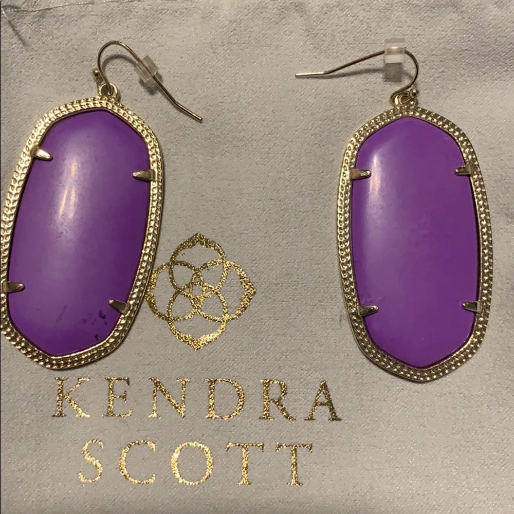 Purple Danielle Kendra Scott Earrings